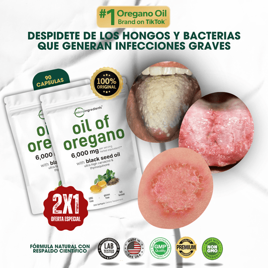 Oil of Oregano™ Elimina los parásitos ocultos en tu cuerpo desde la primera semana ¡OFERTA 2X1! 90 Cápsulas
